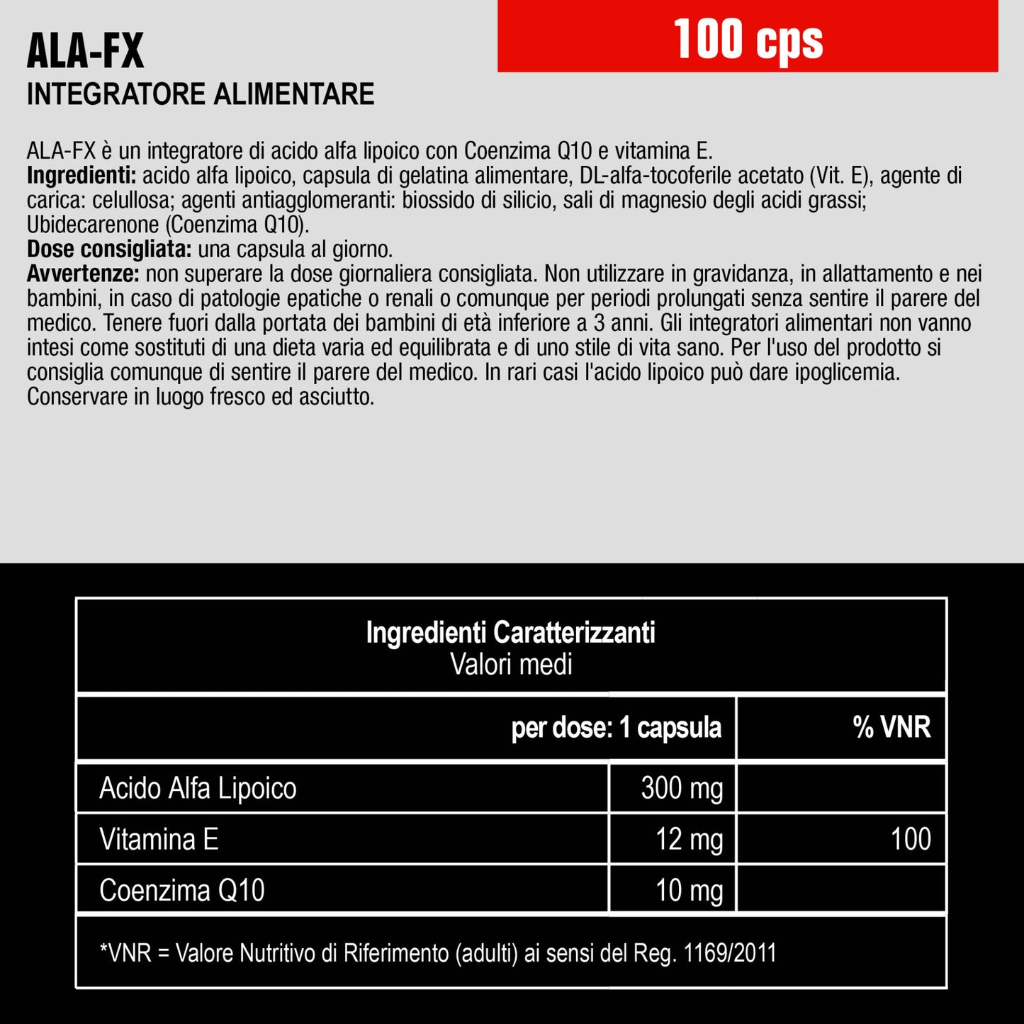 Integratore Ala-fx 100 cpr Anderson