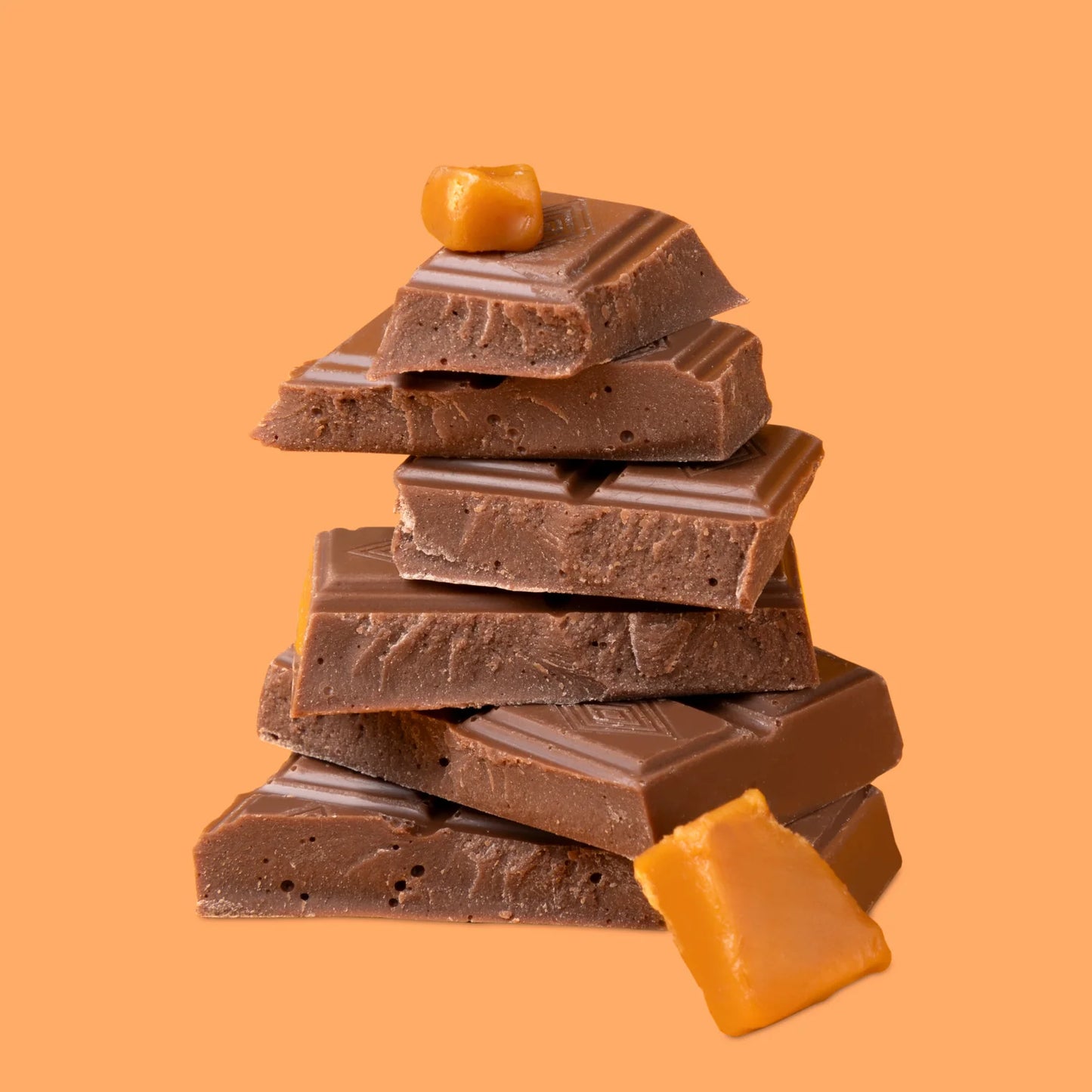 Tavolette caramello salato senza zuccheri aggiunti