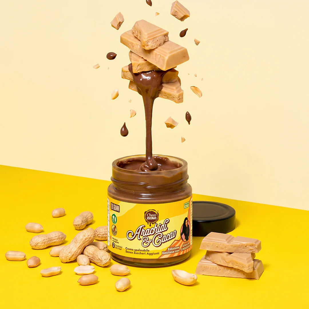 Crema Spalmabile Arachidi e Cacao Senza Zuccheri Aggiunti | Edizione Limitata × Giulia Caggiari