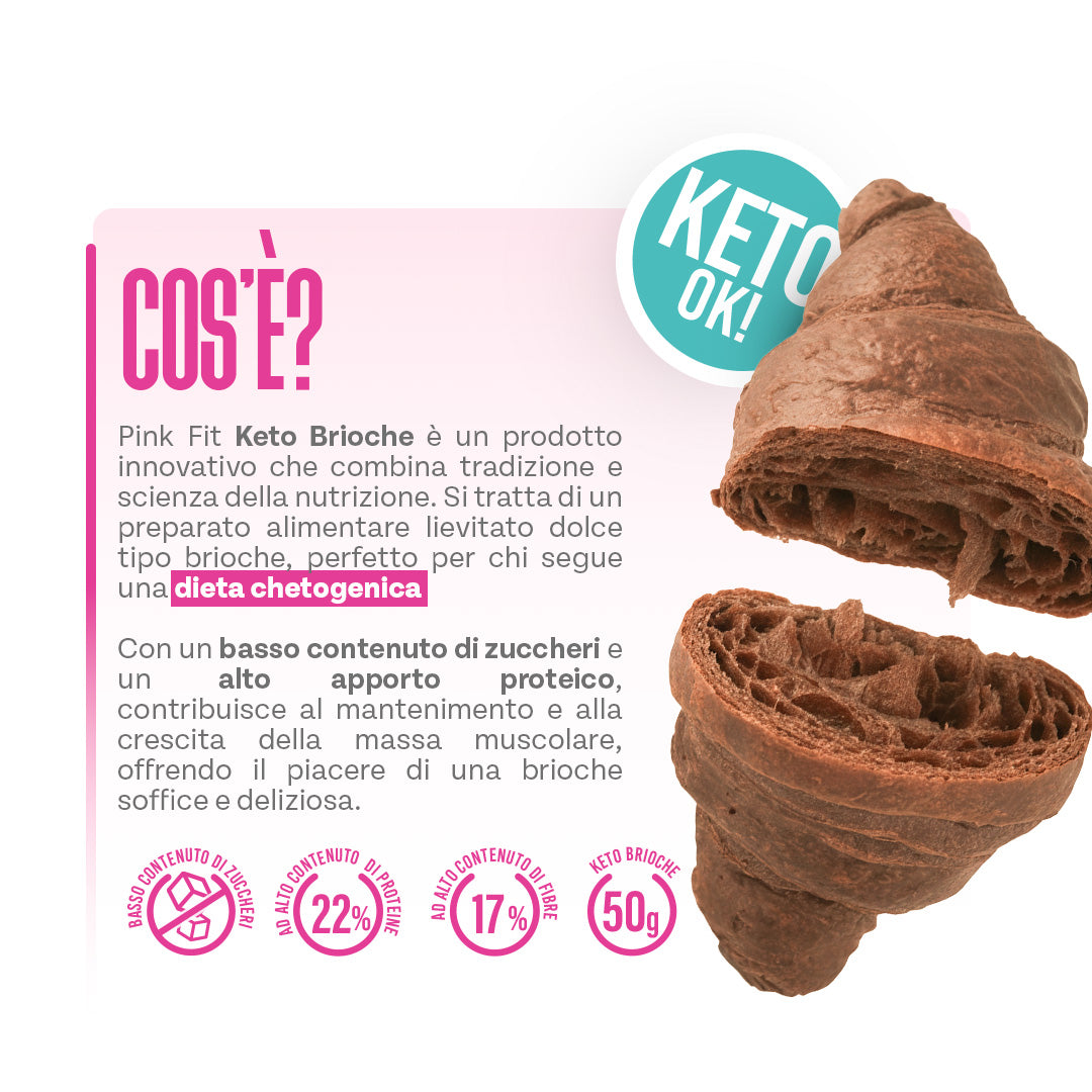 Pink Fit Keto Brioche Cacao