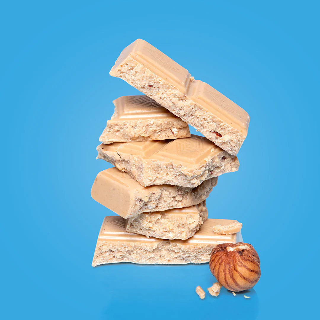 Tavolette nocciolato bianco senza zuccheri aggiunti