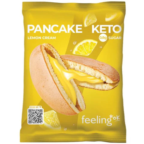 FEELING OK PANCAKE KETO RIPIENO CREMA AL LIMONE 50 GRAMMI