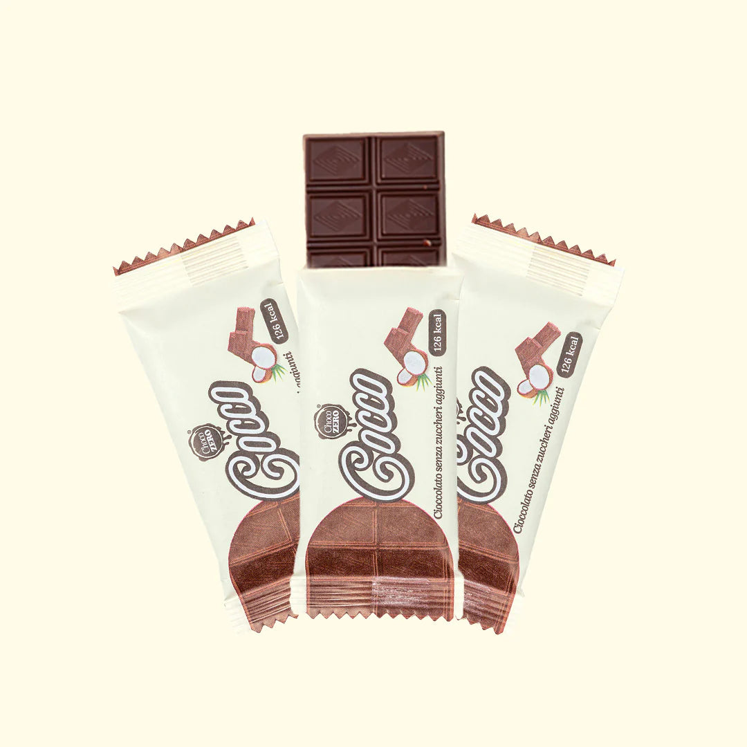 Tavolette al cocco senza zuccheri aggiunti