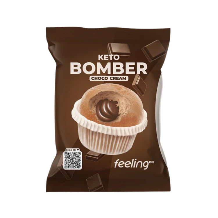 Bomber Muffin chocolate cream keto
