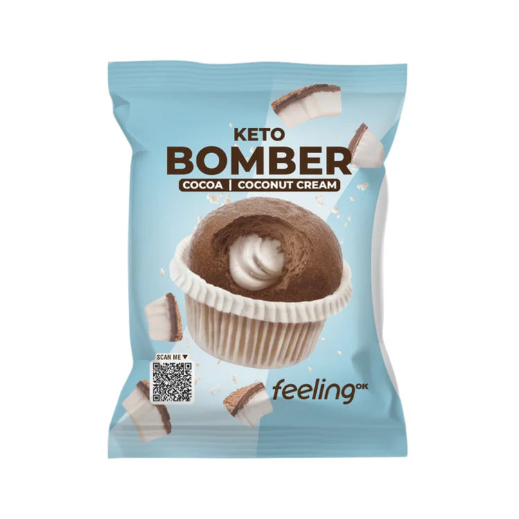 Bomber Muffin cocoa - coconut cream keto