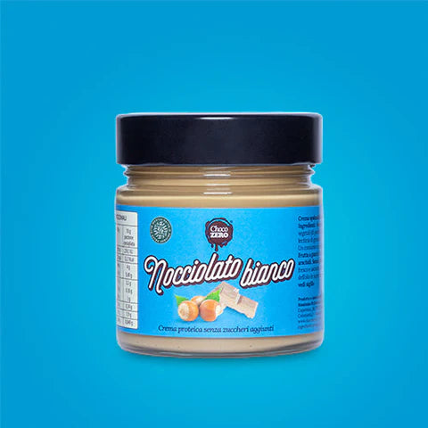 Crema proteica cioccolato bianco 42% senza zuccheri aggiunti - 200gr