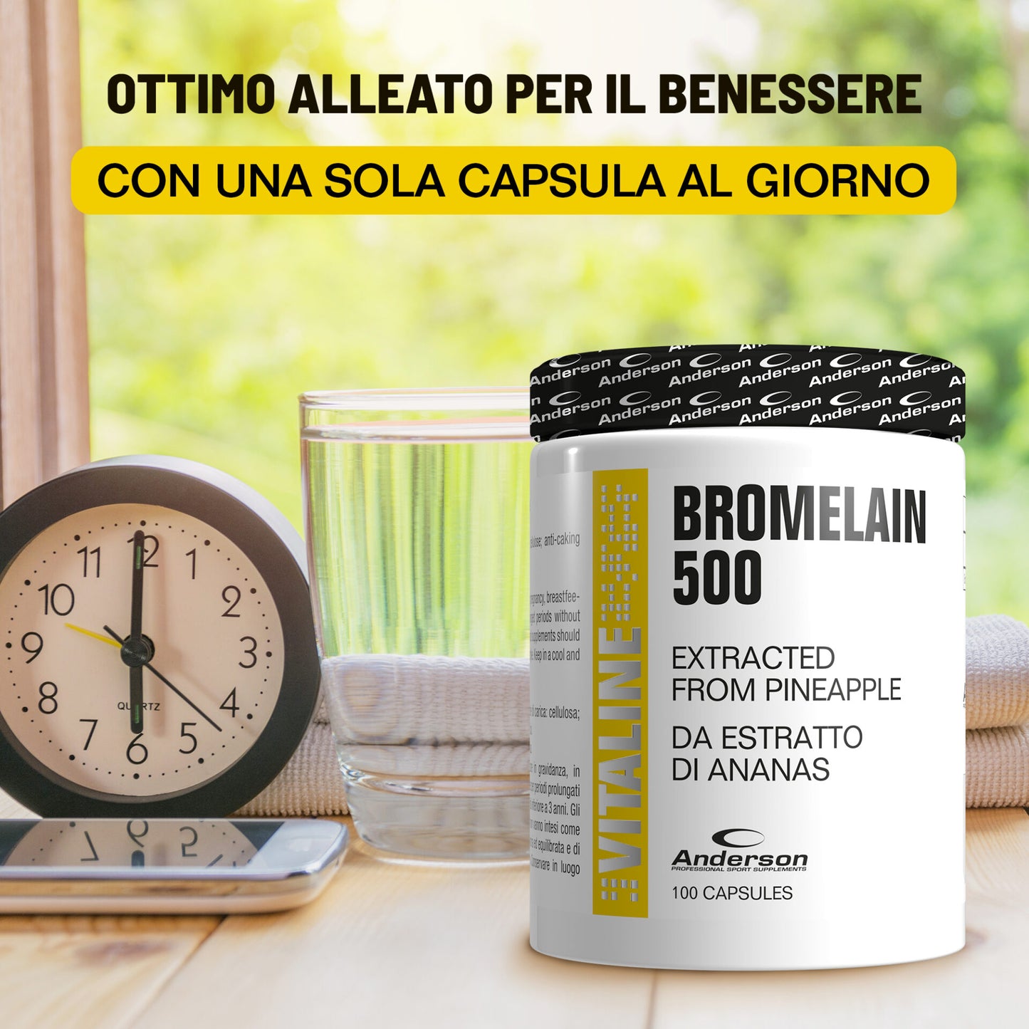 Bromelina 500