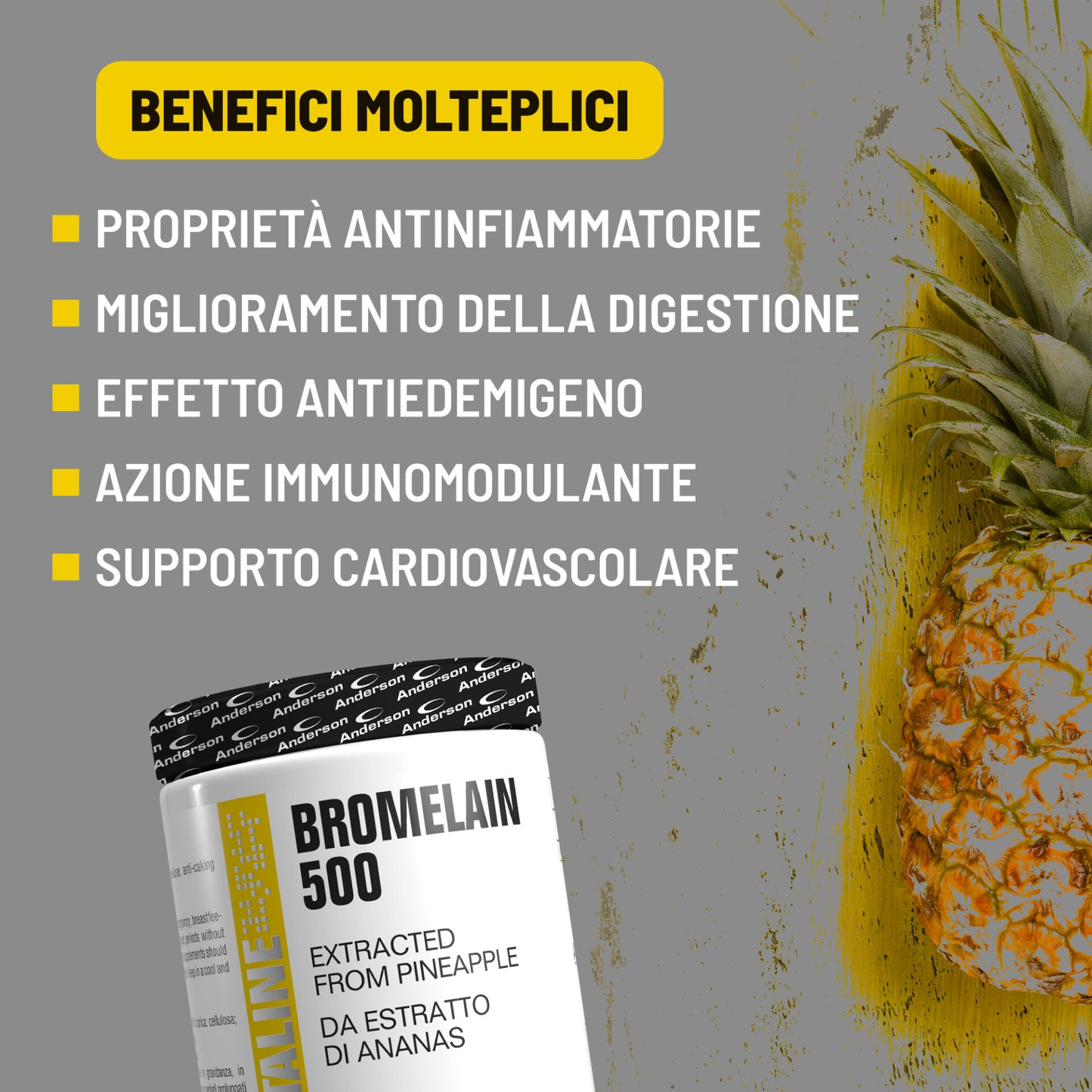 Bromelina 500