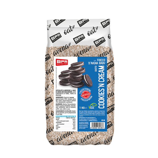 PORRIDGE OAT FLAKES COOKIES’N CREAM 1 KG