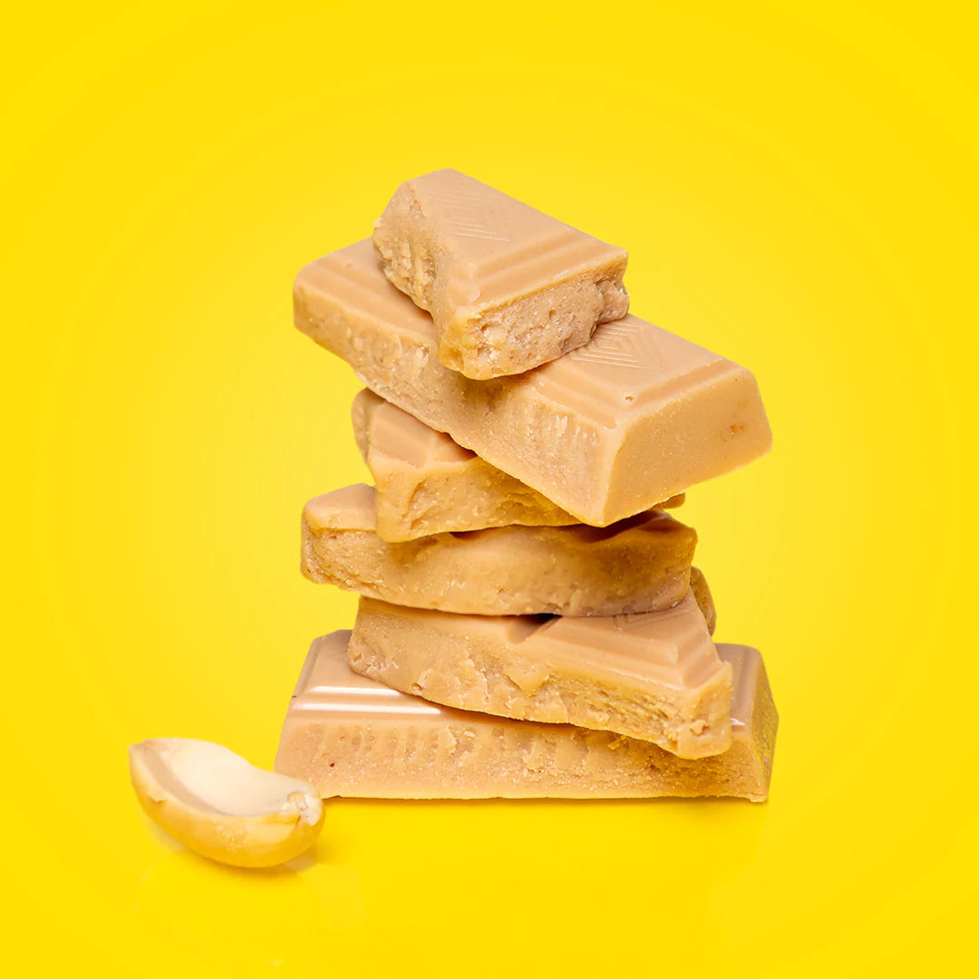 Tavolette di cioccolato alle arachidi senza zuccheri aggiunti